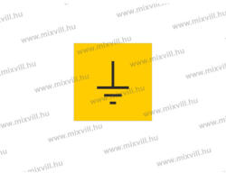  Földelés jel - öntapadó matrica 20x20mm 20db/ív ERV137001