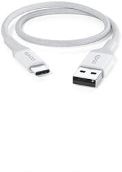 Epico Cablu de date EPICO USB-C la USB-A, Textil, 0.3m, Alb (9915141100003)