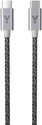 iSTYLE Cablu de date ISTYLE Magnetic Fabric USB-C la USB-C 1.8m, Space Grey (PL9915101300186)