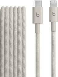 Apple Cablu Beats USB-C la Lightning de 1, 5 m, Woven, Gri (MDGL4ZM/A)