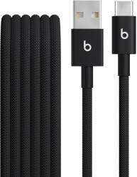 Apple Pachet Cablu Beats USB-A la USB-C de 1, 5 m, Woven, Negru (2 cabluri) (MDGH4ZM/A)