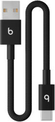 Apple Cablu Beats USB-A la USB-C de 20 cm, Woven, Negru (MEQL4ZM/A)