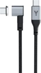 iSTYLE PLB Cablu de date ISTYLE Magnetic Braided USB-C la USB-C, Gri (PL9915101300220)