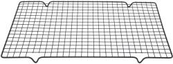 Gastro Hűtőrács tortákhoz és süteményekhez, fekete, magasság: 20 mm, hossz: 410 mm, szélesség: 255 mm