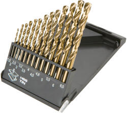 GRAPHITE HSS-TiN Fém Fúrószár 1, 5-6, 5 mm, 13 db-os Készlet