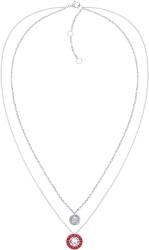 Tommy Hilfiger Modern dupla acél nyaklánc kristályokkal Layered 2780803