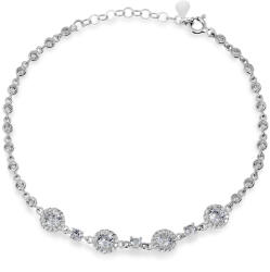Brilio Silver Csillogó ezüst karkötő cirkónium kövekkel BRC15W