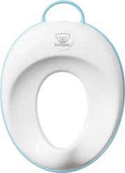 BabyBjörn - Reductor pentru toaleta Training Seat, White/Turquoise (058013A)
