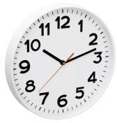 Somogyi Elektronic falióra üveg előlappal 30 cm, fehér (AWC300WH)