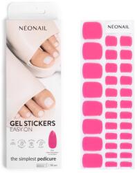 NEONAIL Easy On Gel Stickers folii autocolante pentru unghii cu utilizarea lămpii UV/LED culoare P02 32 buc