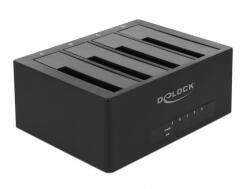 Delock Docking Station USB 3.1-C pentru 4 x HDD/SSD SATA 2.5"+3.5", Delock 63930 (63930)