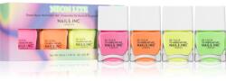Nails Inc. Nails Inc. Neon Lite Nail Polish Set körömlakk szett