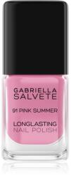 Gabriella Salvete Longlasting Enamel hosszantartó körömlakk magasfényű árnyalat 91 Pink Summer 11 ml