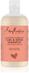 Shea Moisture Coconut & Hibiscus hidratáló sampon hullámos és göndör hajra 384 ml