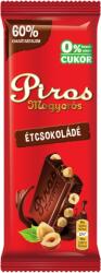 Piros Mogyorós étcsokoládé egész mogyoróval hozzáadott cukor nélkül 80 g