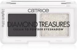 Catrice Diamond Treasures duo fard ochi culoare 030 Smokey Diamond 2.8 g