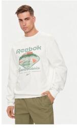 Reebok Férfi pulóver, Reebok, 304552458, Pamut/Újrahasznosított poliészter, XS INTL, Fehér (0000304552458_XS)
