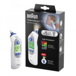 Braun ThermoScan 7+ Infra lázmérő, fehér, IRT6525WE (IRT6525WE) - aqua