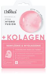 L’biotica PGA Hydro Fusion + Collagen intenzív hidrogélmaszk kisimító hatással