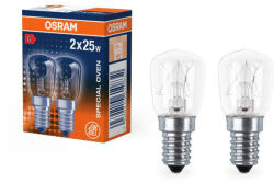 OSRAM SPC. T26/57 Átlátszó sütőizzó, E14, 25 W, 300°C, 2 db