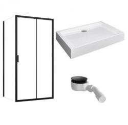 Radaway Alienta DWJ+S 90x100 cm + tray square (202407)