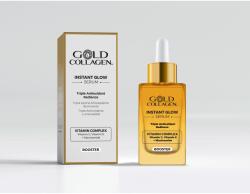 Gold Collagen Kollagén szérum, azonnali ragyogás, háromszoros antioxidáns, vitamin komplexszel, Arany kollagén, Instant Glow, 30 ml (HMT087)