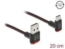Delock 85274 USB kábel USB 2.0 0, 2 M USB A USB C Fekete (85274)