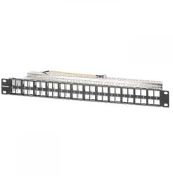 INTELLINET 48-Port Shielded Blank Patch Panel 721028 (721028)