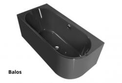 SAPHO POLYSAN ASTRA R MONOLITH aszimmetrikus kád, 160x75x60cm, szürke (34611M.30)