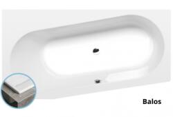 SAPHO POLYSAN ASTRA WL aszimmetrikus SLIM kád, 165x90x48cm (30611S)