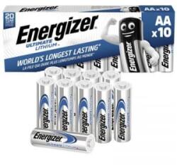 Energizer Lítium ceruzaelem készlet AA 1, 5V 3000 mAh 10 db, LR06, Ultimate 639753 (E301535501) (E301535501)