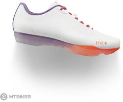 fizik TEMPO BEAT kerékpáros cipő, fehér/narancssárga (EU 41.5)