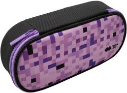 Happy Color Penar oval cu un fermoar si o extensie, Pixi, violet, Happy Color HA22134510PI2 Penar