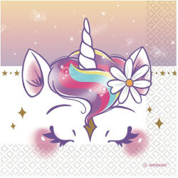 Amscan Unikornis Dreams Szalvéta 16 db-os 33x33 cm
