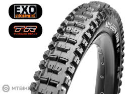 Maxxis Minion DHR II 29x2.40 WT DC EXO külső gumi, TR, kevlárperemes