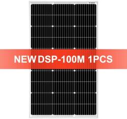  Merev napelem, 100 W teljesítmény, nagy hatékonyság 21, 8%, monokristályos szilícium, 100W merev napenergia