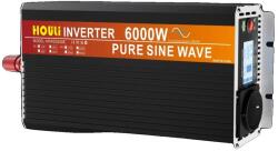 Houli Pure Sine Wave Inverter, Peak Power 6000W, folyamatos teljesítmény 3000W, 6000w, 12 V -os, 220 V -os