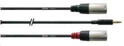 Cordial CFY 1, 8 WMM 3.5mm Jack apa sztereo -> 2x XLR 3 pólus apa (CFY 1,8 WMM) - aqua