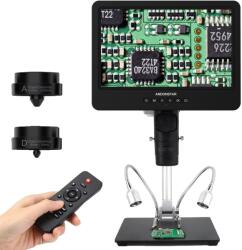 HDMI digitális mikroszkóp, 2000x nagyítás, nagyfelbontású 4MP érzékelő, AD249SM (10 hüvelyk)