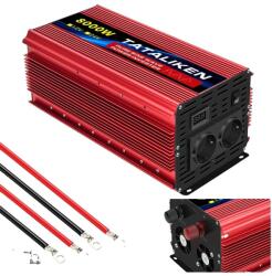  Tiszta szinuszhullám -teljesítmény -inverter, 12 V bemenet, 220 V kimenet, 12v8000w 50hzeu