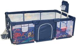  Baba Playpen, állítható méret, unisex szövet kialakítás, Ocean Blue 2 háló