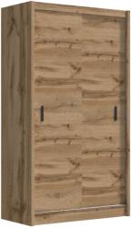 EMS Гардероб с плъзгащи врати SAPHIRA 150x215 см, дъб Вотан (MT0007)