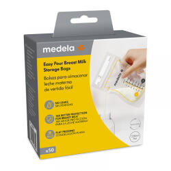 Medela Пликове за съхранение на кърма Medela - Easy Pour, 50 броя (101046334)
