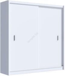 EMS Гардероб SAPHIRA 203x215 см с плъзгащи врати, бял (MT0002)