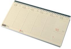 REALSYSTEM 2026 7932-18 sárga papíros fekvő zöld asztali naptár (7932-18) - pcx