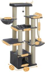  Nagy macskafa, többszintű kialakítás, erős stabilitás, AMT0268G, XL