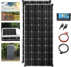  Monokristályos napelemes panel 120W, nagy hatékonyság 21, 8%, tartós és kompakt kialakítás, 12V24V 240W készlet