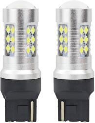 AMiO Zarówki Led Canbus 3030 24smd T20 7440 W21w Fehér 12v 24v Amio-01173