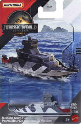 Mattel Matchbox Jurassic World: Mission Team Patrol Craft kishajó 1/64 - Mattel (JGL59/JGK95) - jatekshop