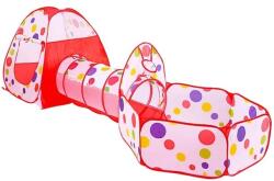 Gyerek sátor, összecsukható formatervezés, beltéri játszótéri játékok, Piros pont